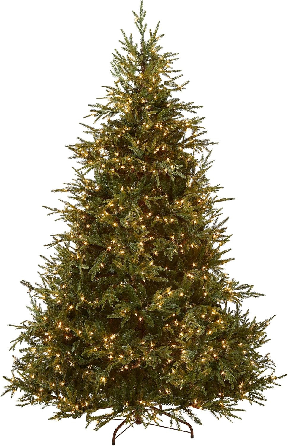 National Tree Company 7.5 ft Pre-Lit Fraser Grande Artificial Christmas Tree, 1,000 Clear Lights,... | Amazon (US)