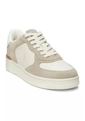 Master's Court Leather Suede Sneakers | Belk