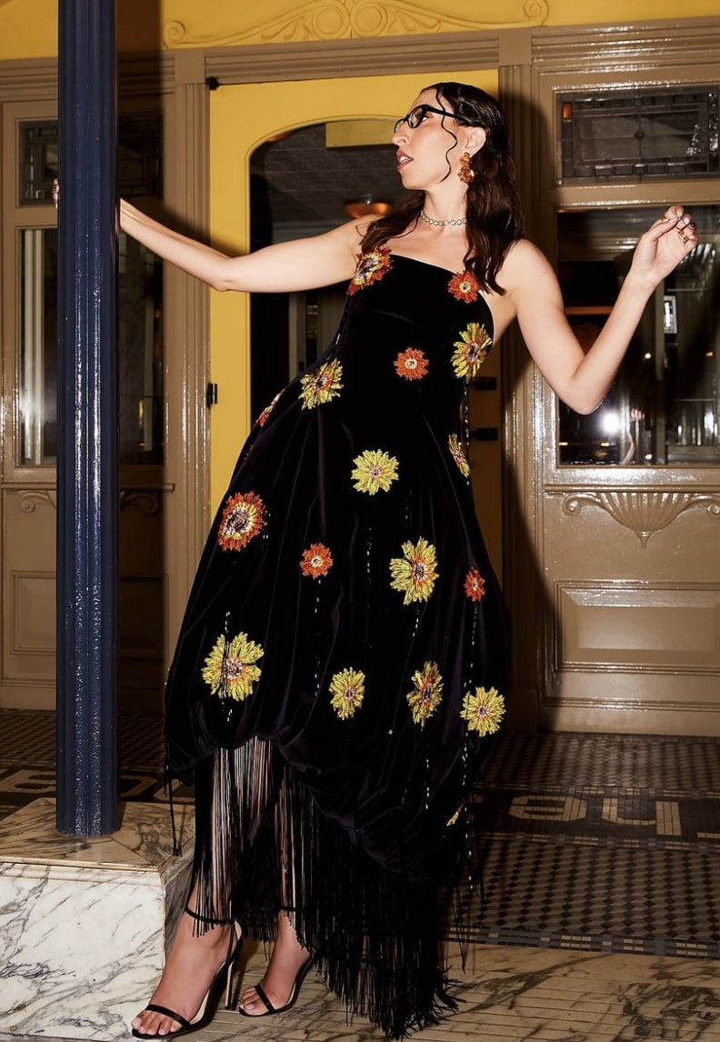 This dress was custom for the CFDA awards by Melke, but linked the shoes & earrings!  

 #LTKStyleTip #LTKShoeCrush