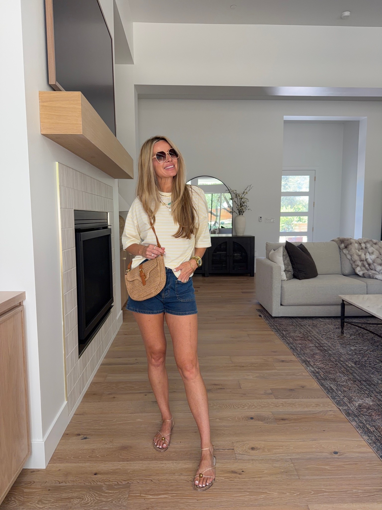 The Amazon basics I keep reaching for… but the stripe details make them feel anything but basic. 🤍 comment AMAZON and I’ll send you the details 

The soft yellow striped tee with denim shorts is such an easy everyday outfit, and I love how the blue striped tank instantly gives the white shorts a fresh coastal feel. Both looks are comfortable, simple and perfect for errands, lunch, vacation or any warm summer day.

Which stripe are you choosing—the soft yellow tee or the blue tank? 💛💙

#AmazonFashion #AmazonOutfits #SummerOutfitIdeas #AffordableFashion #EverydayStyle