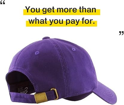 KBETHOS Original Classic Low Profile Cotton Hat Men Women Baseball Cap Dad Hat Adjustable Unconst... | Amazon (US)
