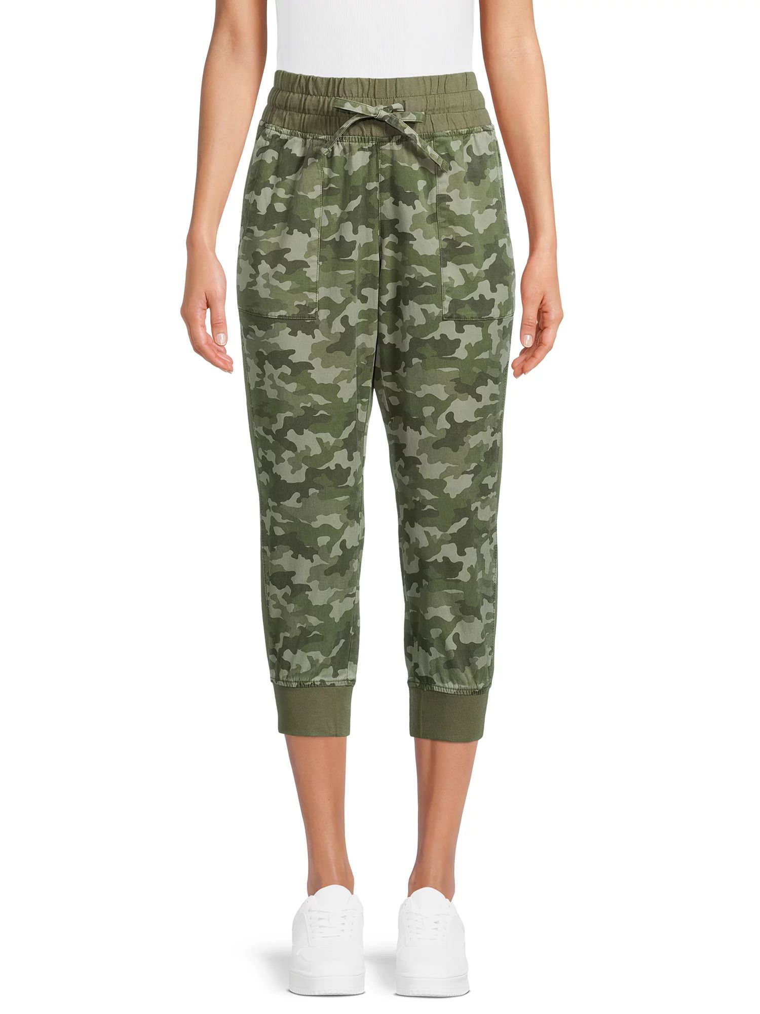 Time And Tru Women’s Relaxed Utility Jogger Pants - Walmart.com | Walmart (US)