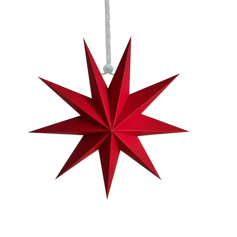 30Cm Folding Paper Stars, Easy To Open And Hang Anywhere, Adjust Shape, Turn Knob To Tighten Soli... | Walmart (US)
