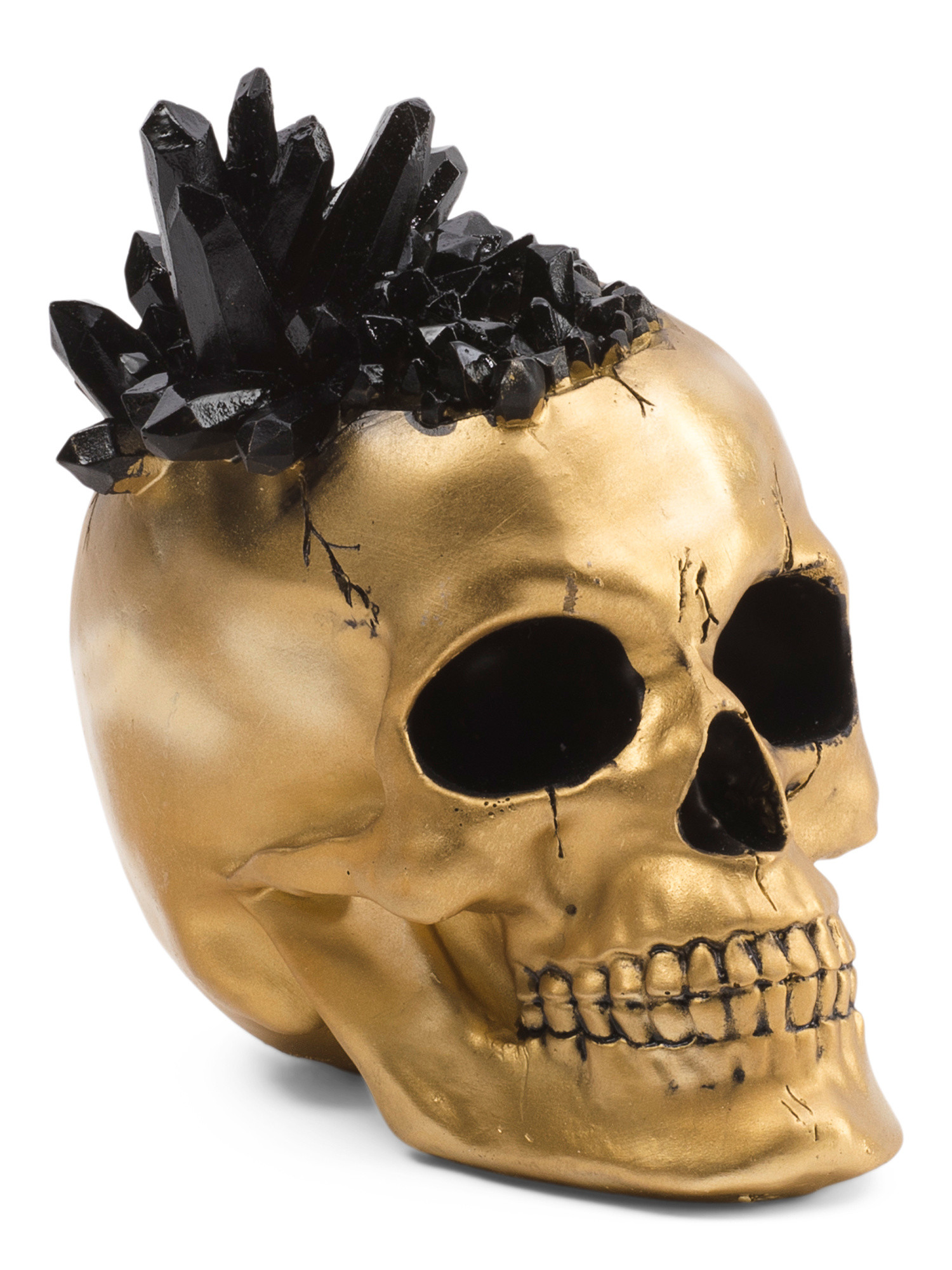 7.5in Skull With Faux Crystals Figure | Halloween | Marshalls | Marshalls