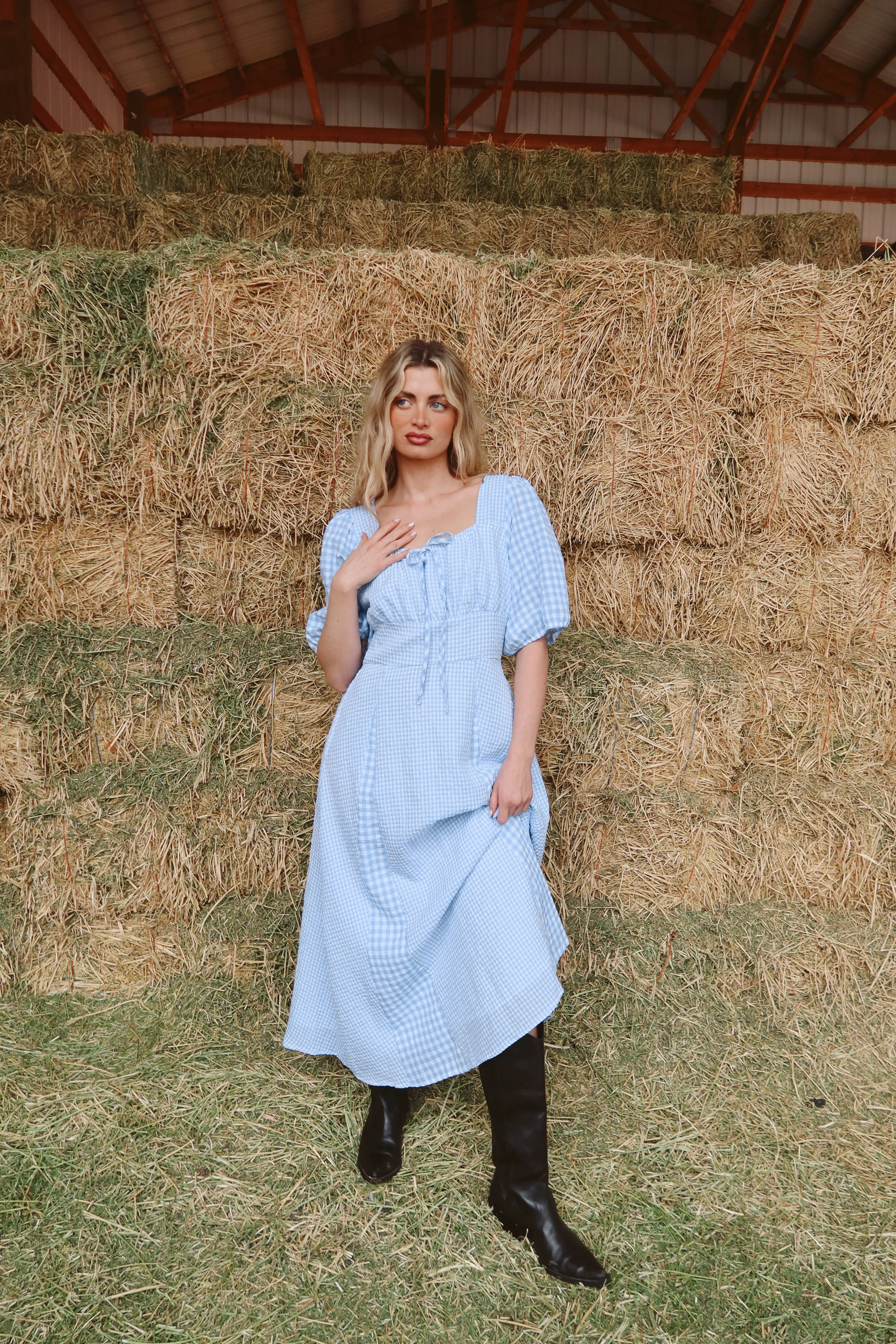 Bluebell Gingham Maxi | Henly