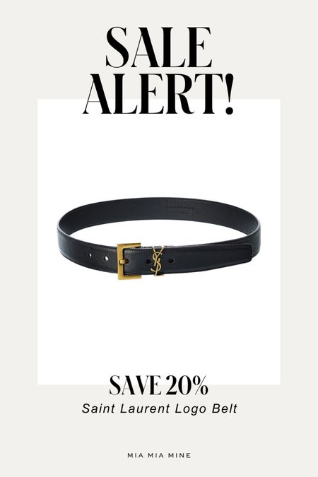 Designer sale picks
Saint Laurent belt on sale - save 20%

#LTKSummerSales #LTKStyleTip #LTKSaleAlert
