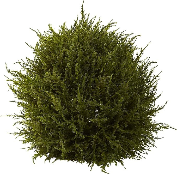 Nearly Natural 4950 Cedar Decorative Sphere, 14-Inch, Green | Amazon (US)