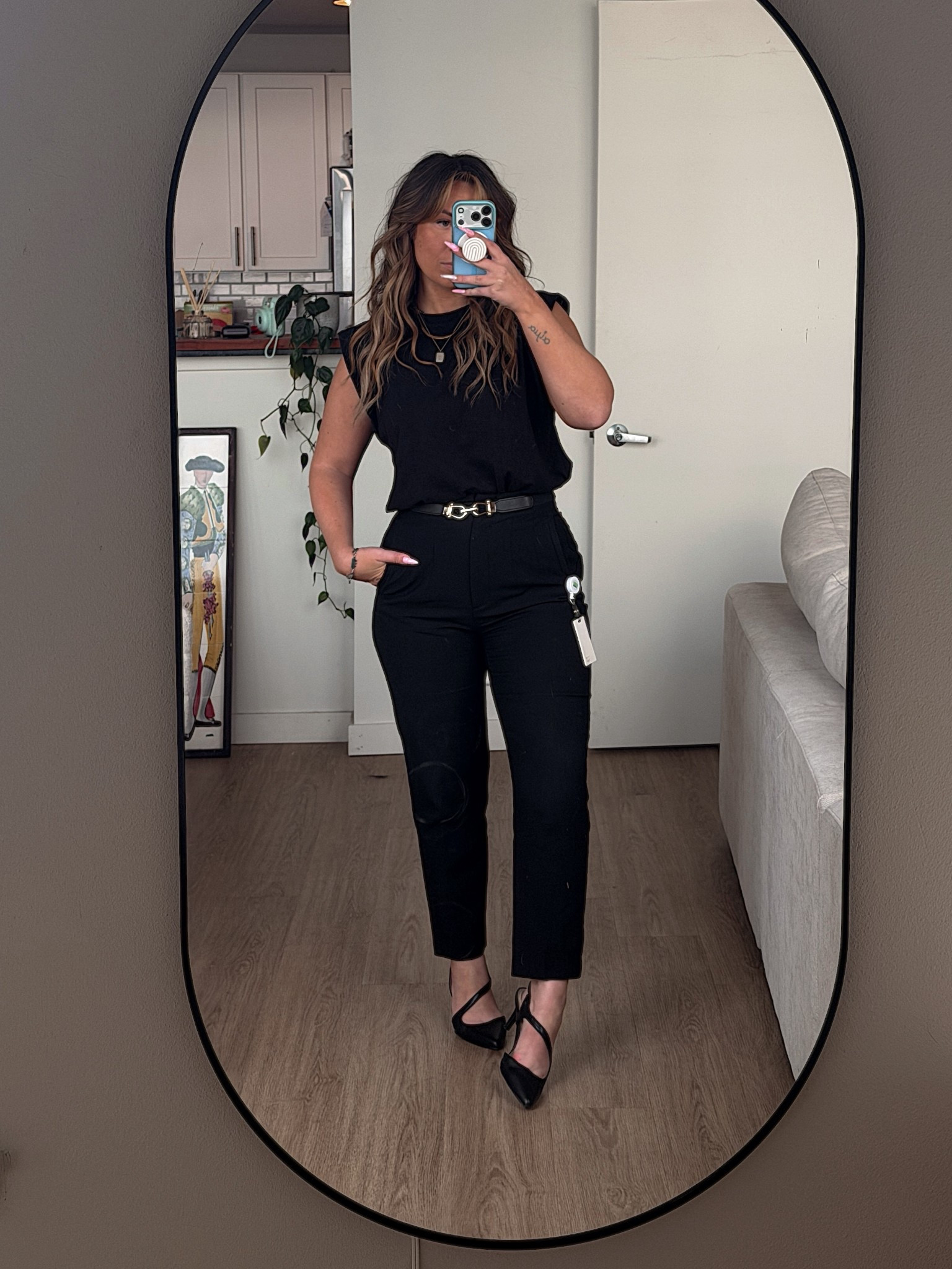 tee - h&m
pants - zara
belt - amazon
heels - lifestride 

#LTKWorkwear #LTKgrwm #LTKootd