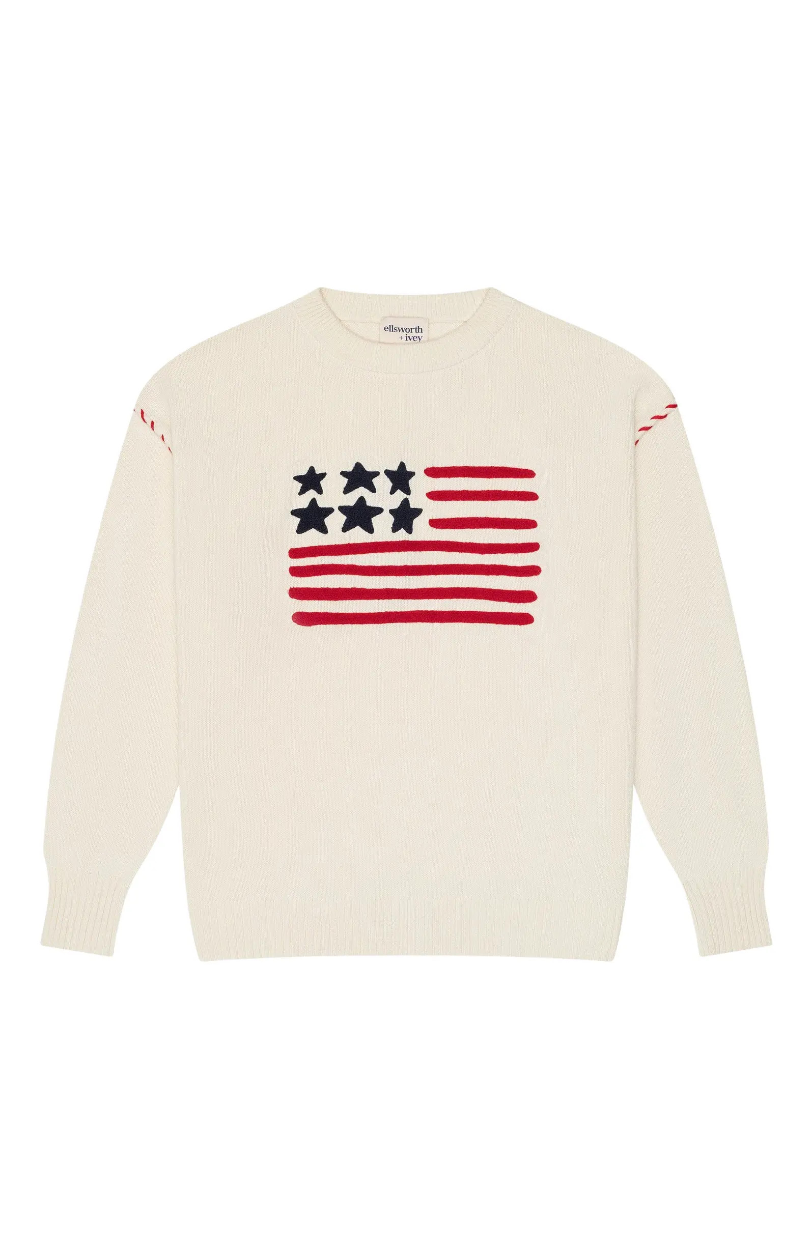 Riley Crewneck Sweater - American Flag (Women) | Nordstrom | Nordstrom