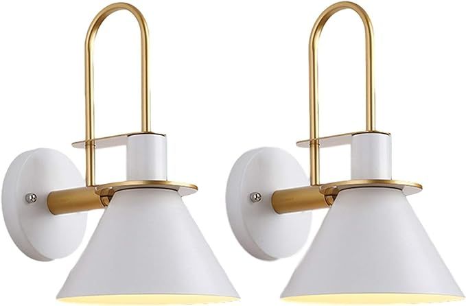 civaza Wall Sconces Set of Two Battery Operated Remote, Non Hardwired Wall Light Fixtures for Ind... | Amazon (US)