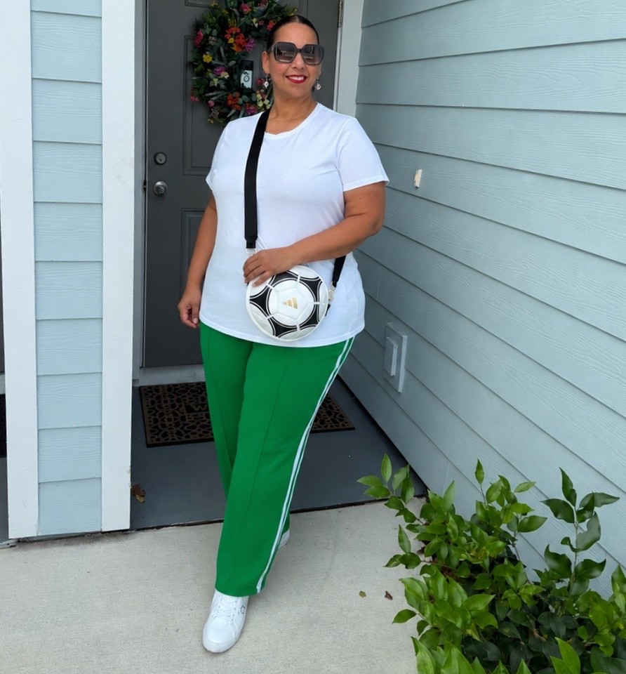 Loving my soccer ball bag! ⚽️ Let’s go!!

#LTKootd #LTKOver40 #LTKPlusSize