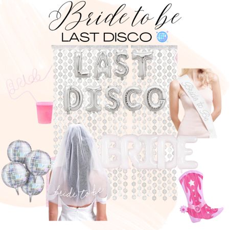 Bride to be: LAST DISCO 🪩

All of your bachelorette decorations and bride to be things!

Last disco
Bachelorette 
Bride to be
Fringe
Disco
Cowboy theme
Brides



#LTKGiftGuide #LTKparties #LTKsalealert