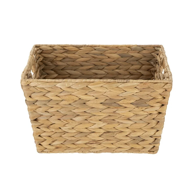 Better Homes & Gardens Large Hyacinth Storage Basket with Handles | Walmart (US)