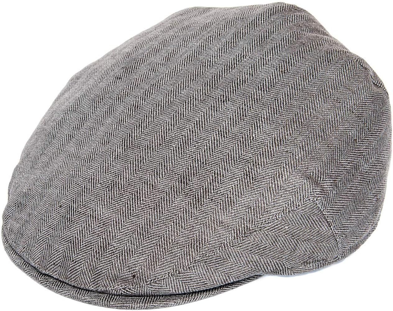BOTVELA Men Linen Flat Ivy Breathable Summer Newsboy Hat | Amazon (US)