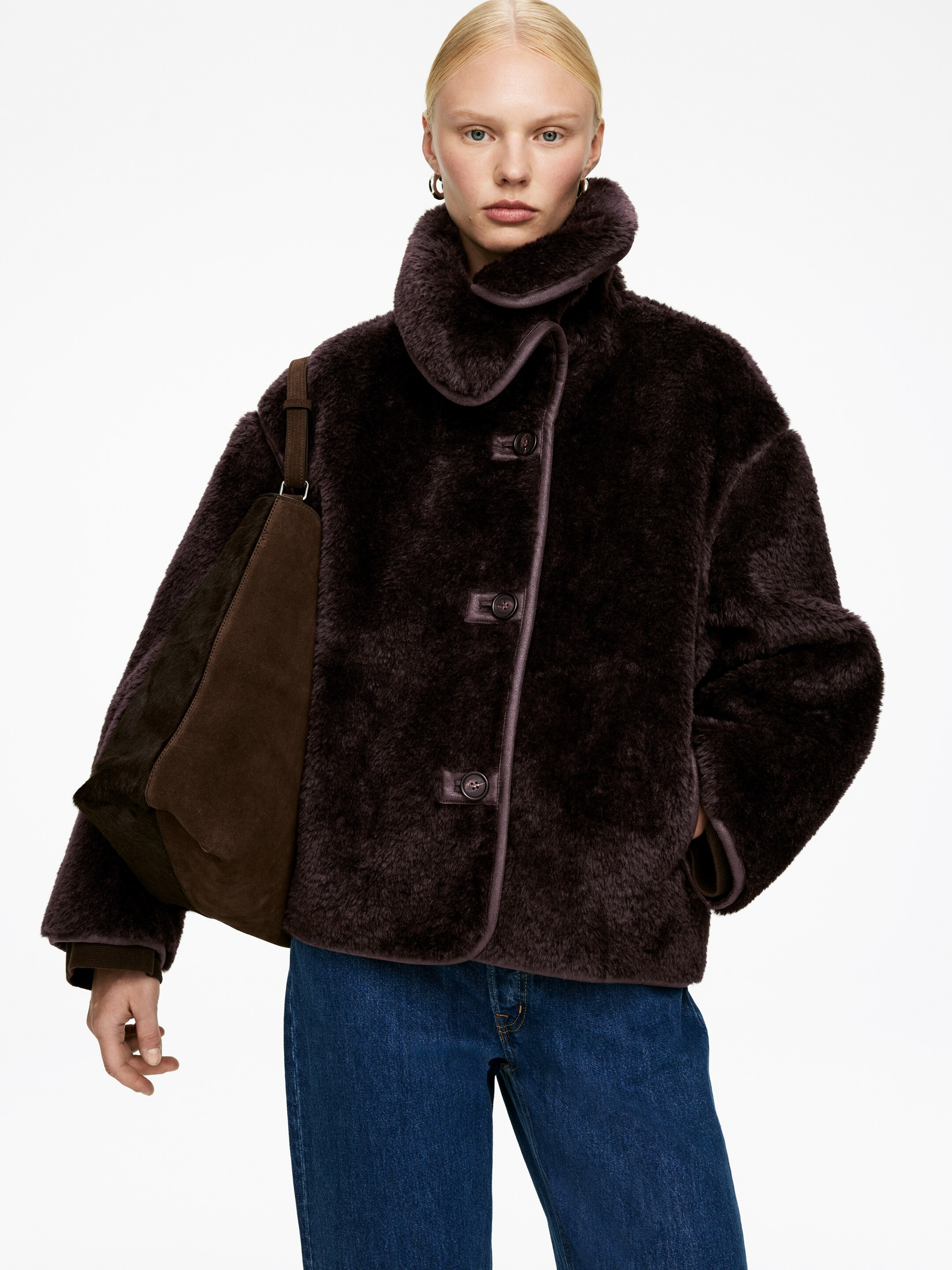 Short Pile Jacket | H&M (UK, MY, IN, SG, PH, TW, HK)