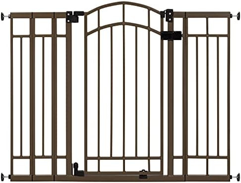 Summer Multi-Use Decorative Extra Tall Walk-Thru Baby Gate, Metal, Bronze Finish - 36” Tall, Fi... | Amazon (US)