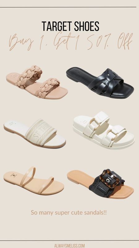 I also rounded up some of my fav Target sandals! Perfect as we prepare for spring and summer or grab for your next vacation! Currently buy one, get one 50% off!

Target
Women Sandals 
Spring Shoes

#LTKsalealert #LTKstyletip #LTKfindsunder50