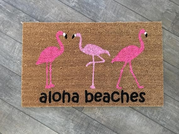 Flamingo Doormat / Pineapple Doormat / Funny Doormat / Custom | Etsy | Etsy (US)