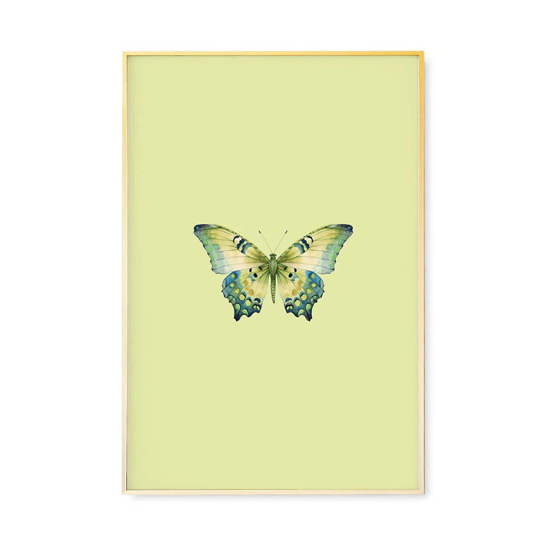Joie du Papillon II | High-End Modern Butterfly Wall Art | Urban Garden Prints