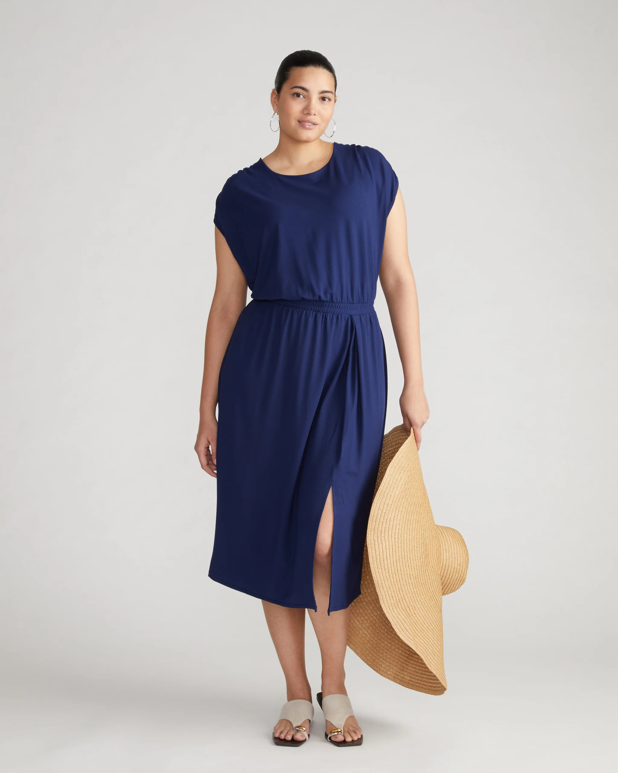 Havana Divine Jersey Dress
   Cenote | Universal Standard