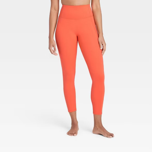 Women's Contour Power Waist High-Rise Leggings 26" - All in Motion™ | Target