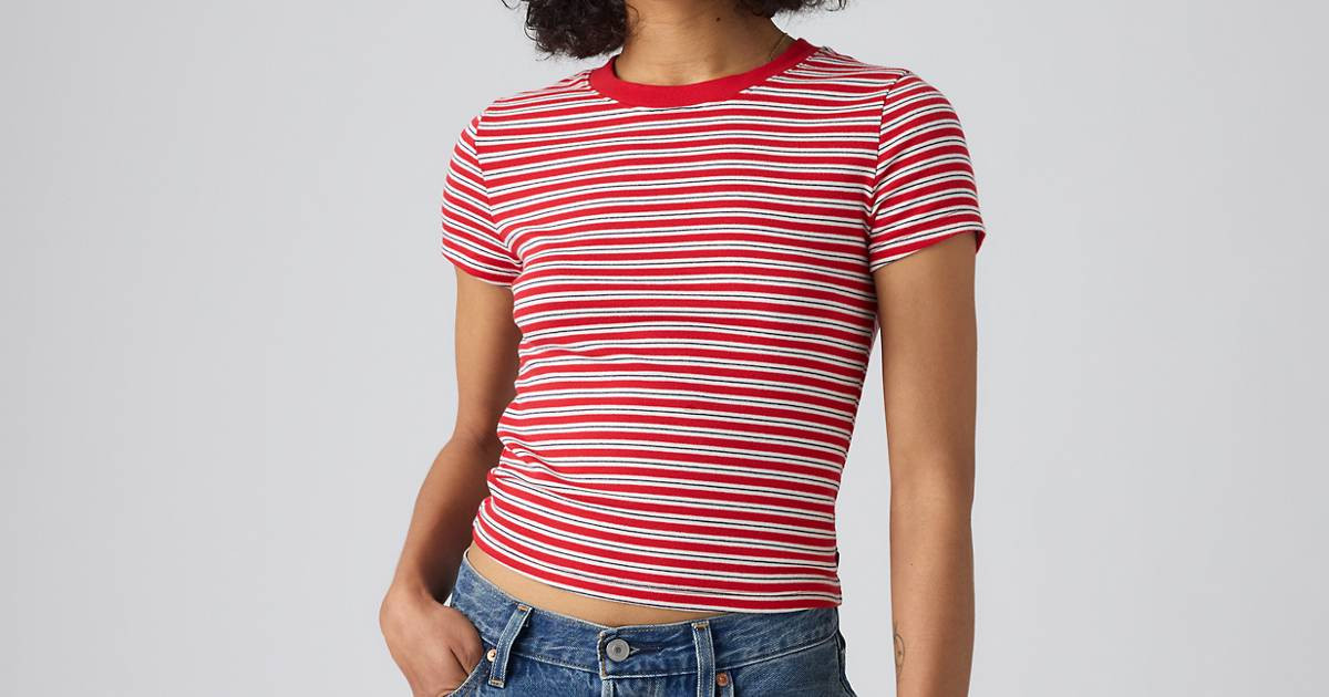 Model is 5'7", Waist 27", Wearing a Size S | Levi's US