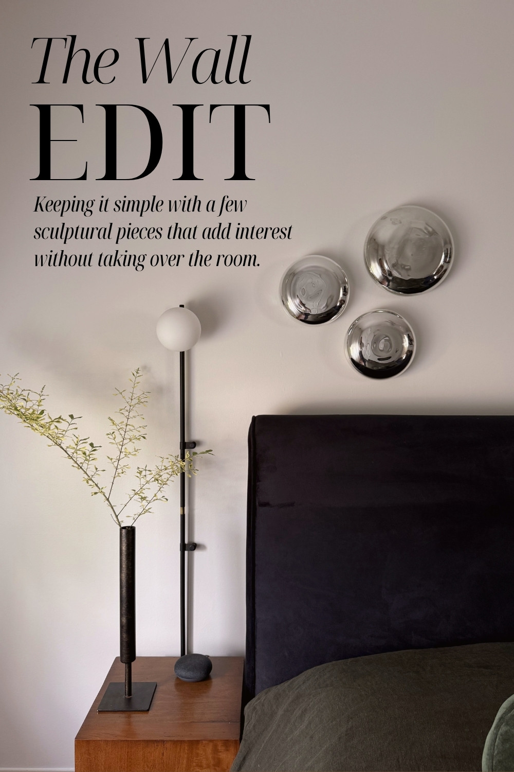 A few sculptural pieces, spaced right, can completely shift how the room feels.
Simple, but doing a lot of work.

Shop the look.

#WallStyling #UnclutteredHome #CuratedLiving #DesignThatWorks #MadeByPatchi 

 