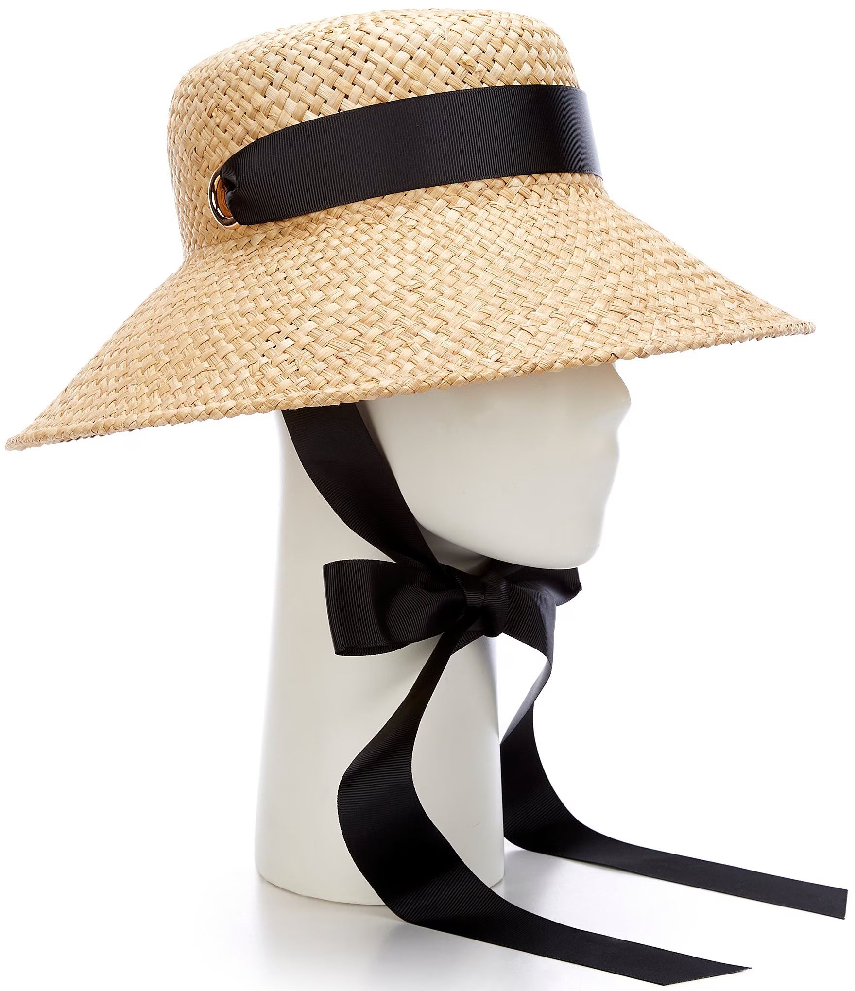 Raffia Straw Ribbon Sun Hat | Dillard's