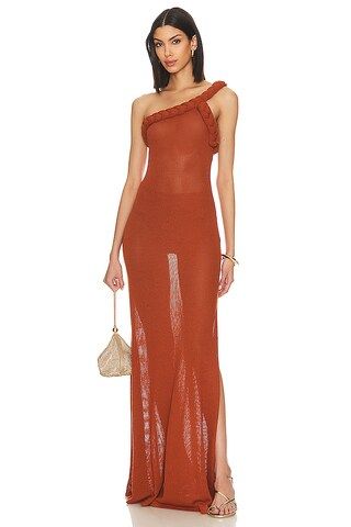 Bronx and Banco Dalia Gown in Copper from Revolve.com | Revolve Clothing (Global)