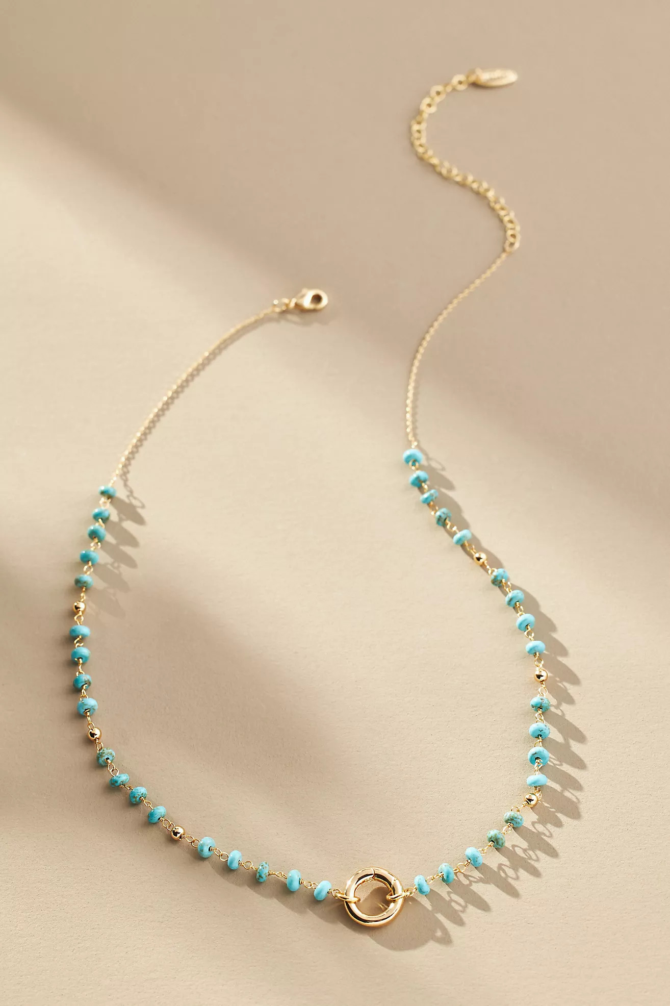 Small Beaded Charm Necklace | Anthropologie (US)