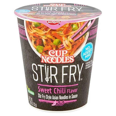 Cup Noodles Stir Fry Sweet Chili Flavor Noodles 2.89 oz x6 | Walmart (US)
