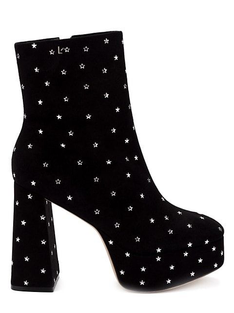 Dolly Star-Embellished Suede Platform Boots | Saks Fifth Avenue