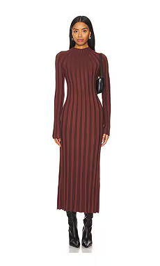 House of Harlow 1960 Gabrielle Maxi Dress in Brown from Revolve.com | Revolve Clothing (Global)