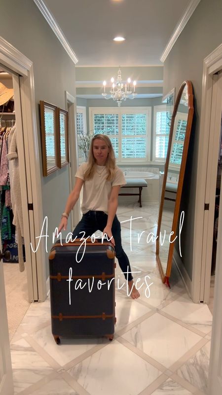 amazon luggage comes in 4 colors / travel set / 

carry on and checked hard case luggage / Amazon finds / travel favorites 

#LTKsalealert #LTKtravel #LTKhome