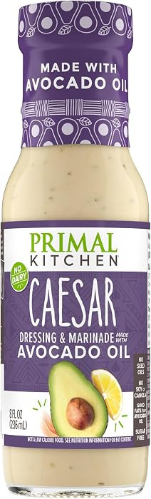 Primal Kitchen Caesar Salad Dressing & Marinade made with Avocado Oil, Whole30 Approved, Paleo Fr... | Amazon (US)
