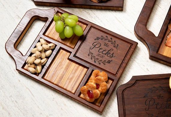 Personalized Charcuterie Boards - 5 Styles and Gift Sets Available by Left Coast Original | Etsy (CAD)
