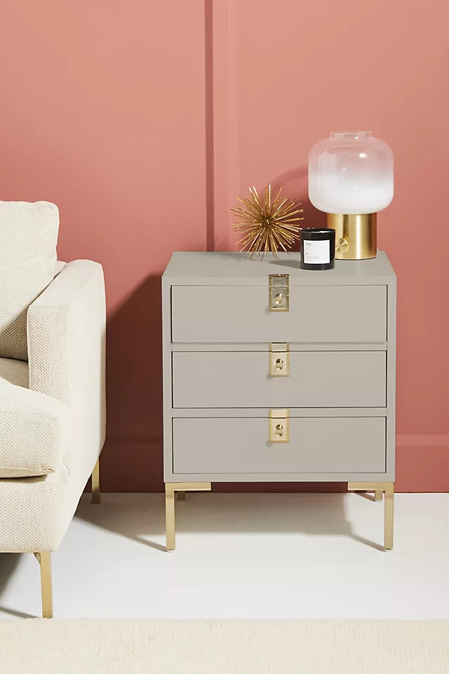 Ingram Three-Drawer Nightstand | Anthropologie (US)