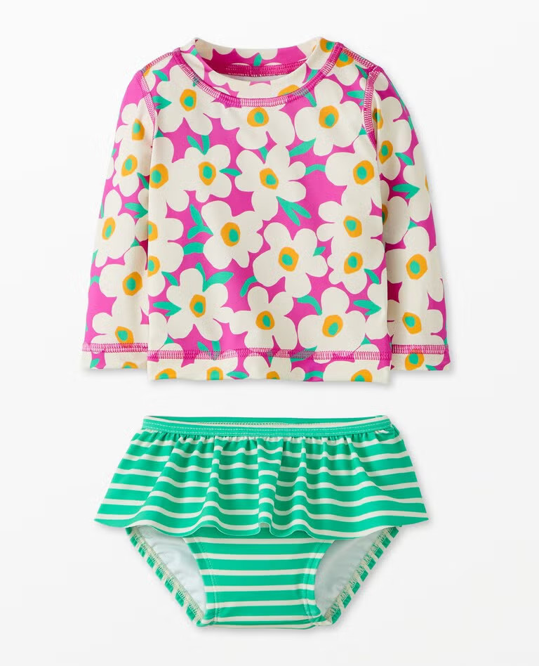 Baby Rashguard & Skirted Bikini Bottom Set | Hanna Andersson