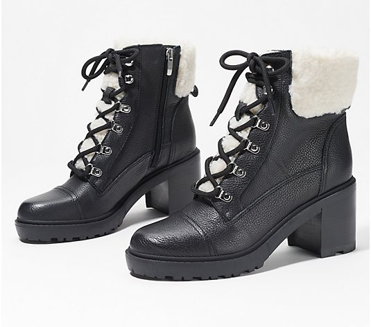 Marc Fisher Hiker Lace-Up Ankle Boots - Lakynn | QVC