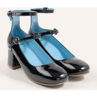 Joanie Clothing Rouen Patent Leather Mary Jane Shoes - Black - 9 (Black) | Joanie