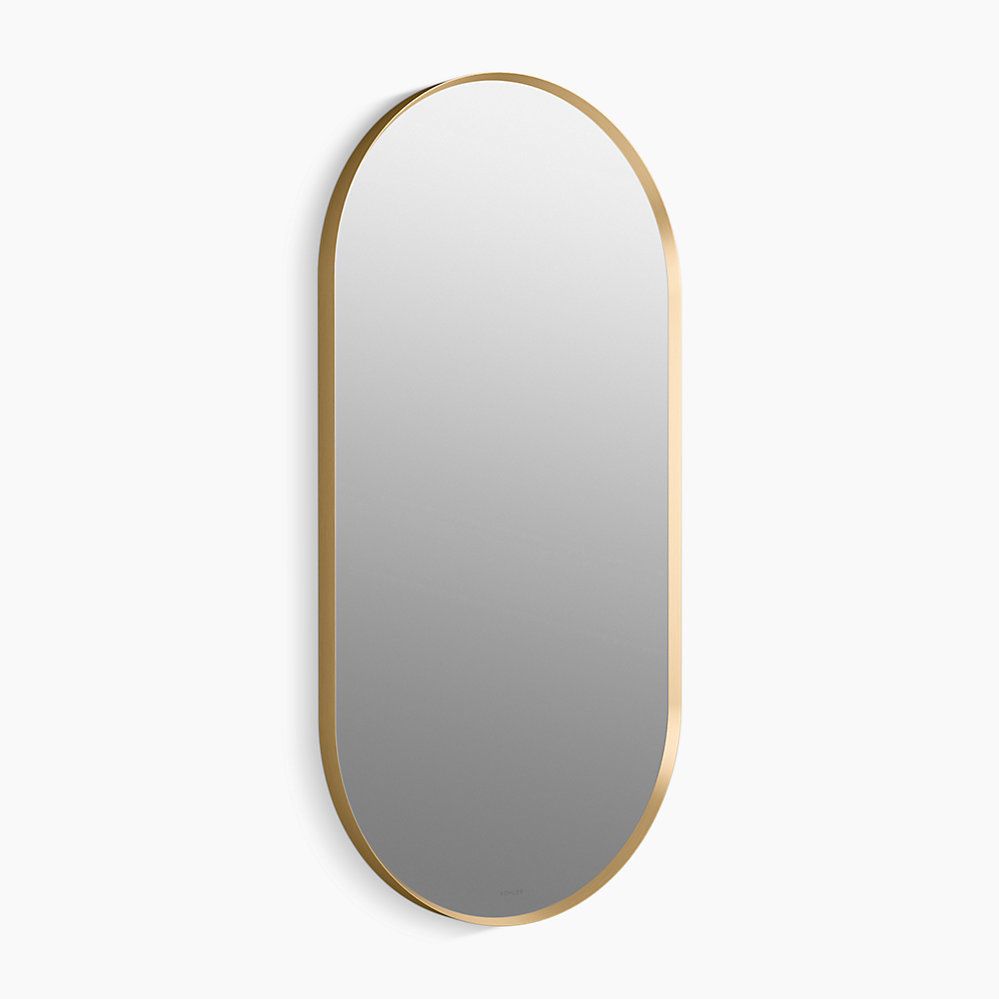 20" x 40" capsule framed mirror | Kohler