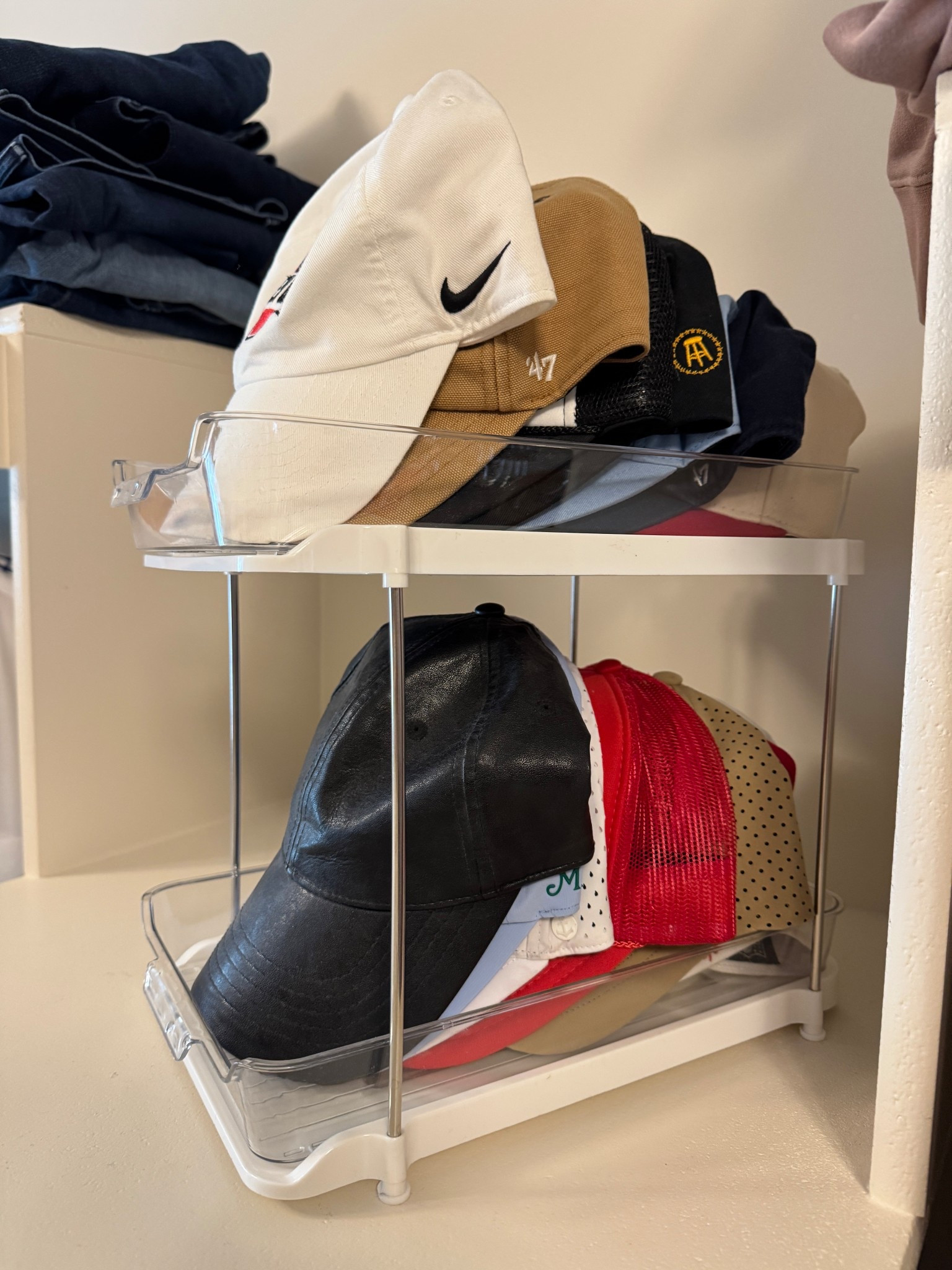 Hat organizer for closet 

#LTKHome #LTKSaleAlert