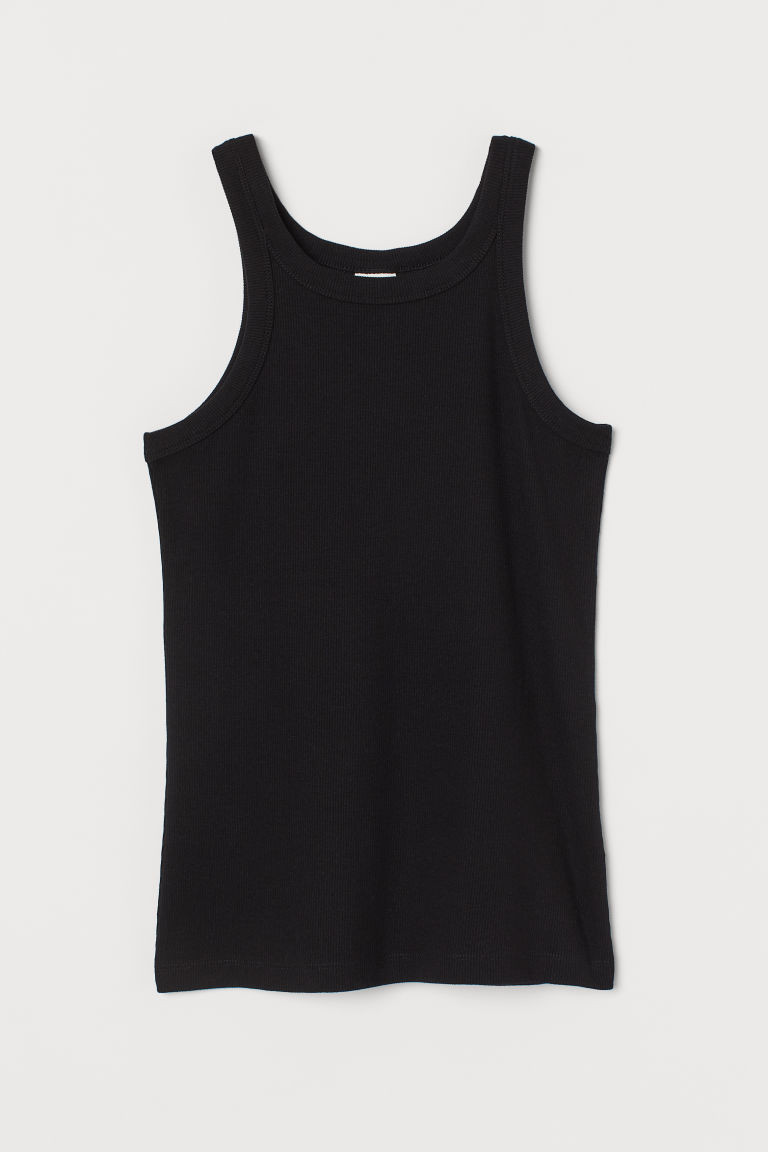 Ribbed vest top | H&M (UK, MY, IN, SG, PH, TW, HK)