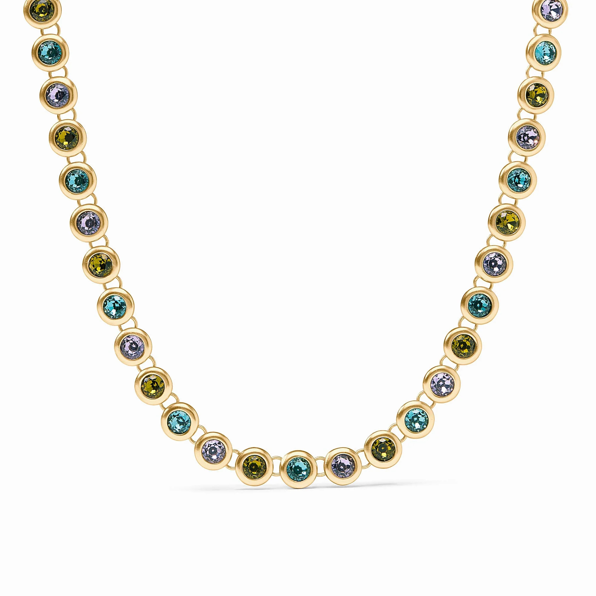 Julie Vos, Necklace, Rainbow Tennis Necklace, Birthstone Necklace, Christmas Gift Ideas | Julie Vos