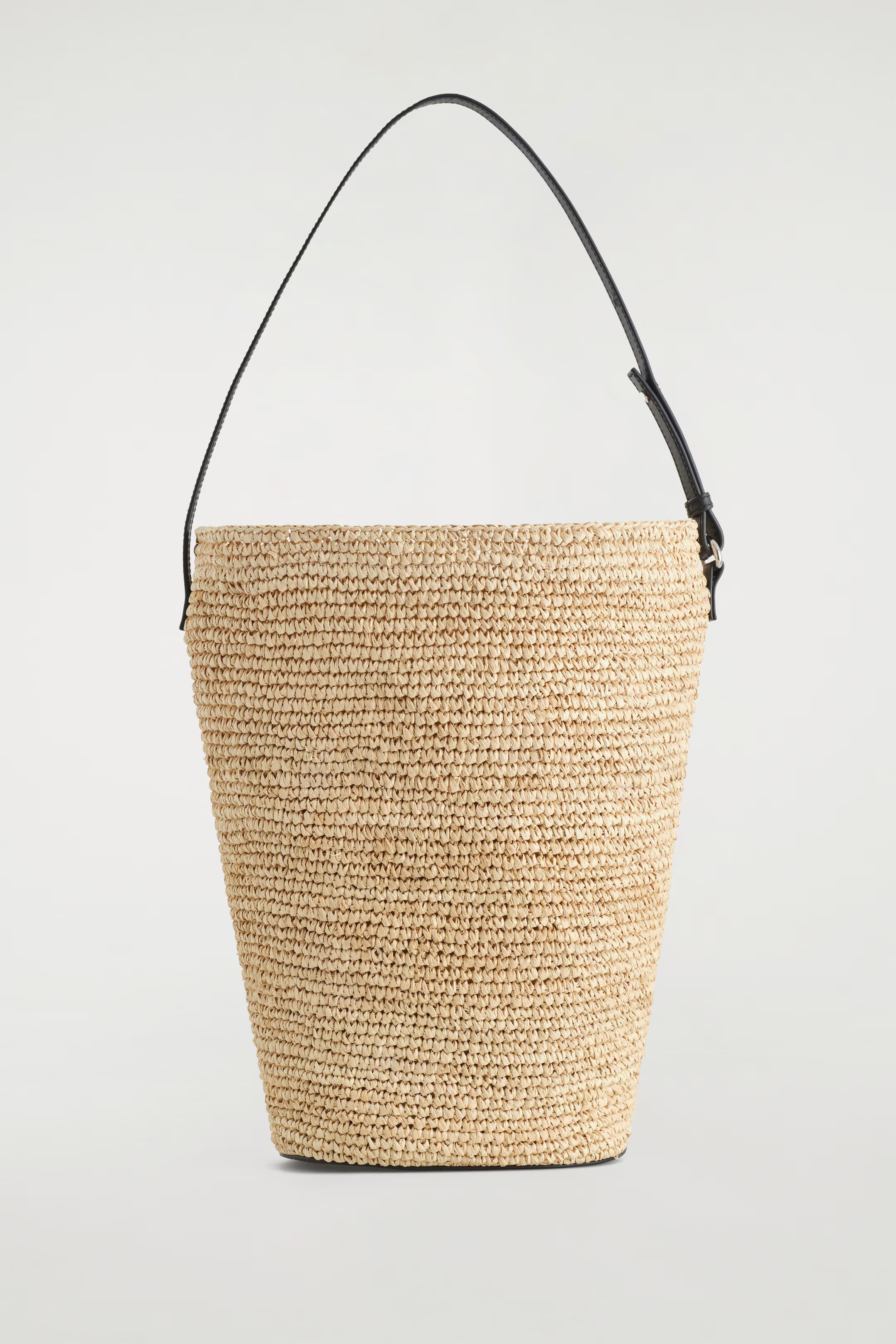 BUCKET BAG STRAW - BEIGE/SCHWARZ | COS (EU)