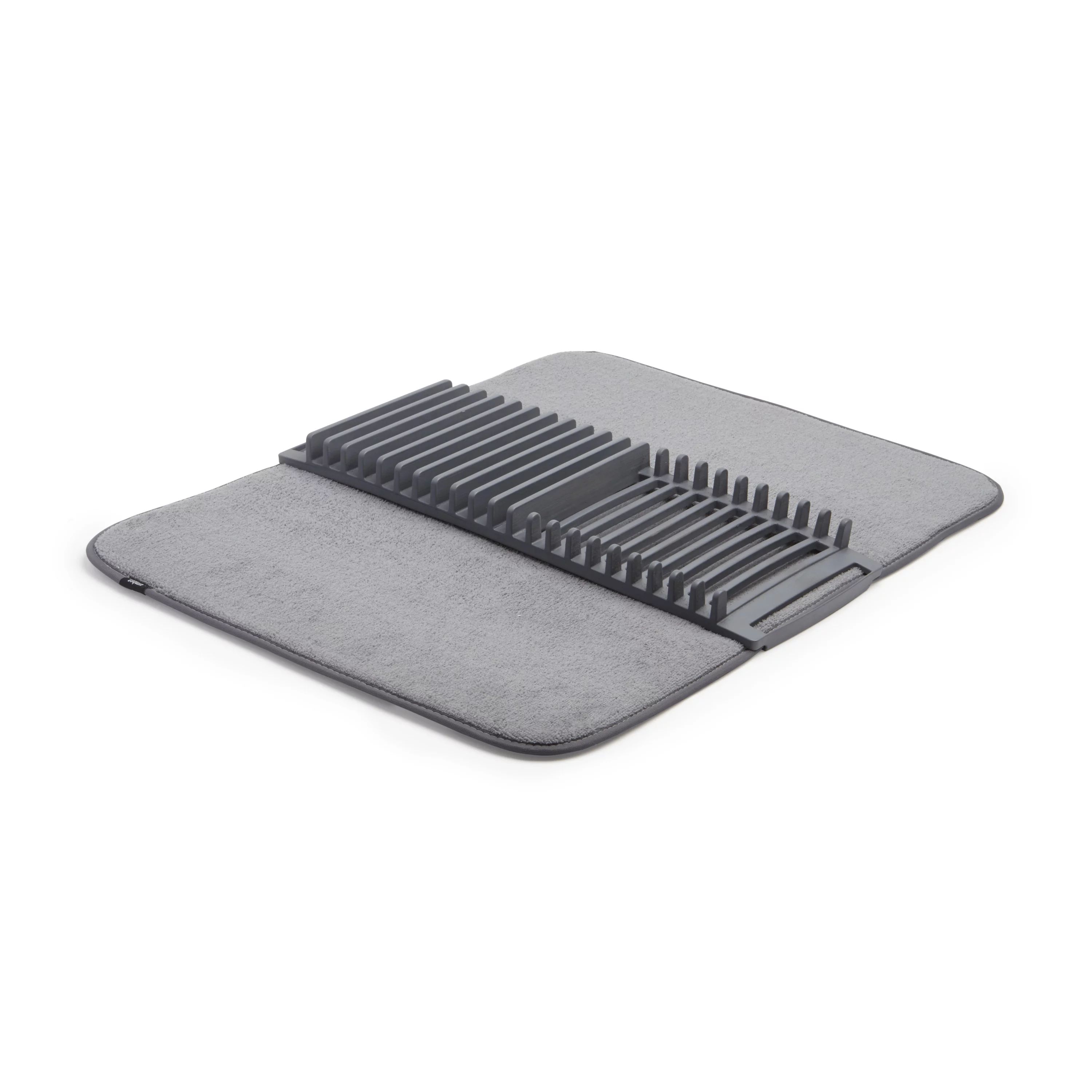 Umbra Udry Dish Drying Rack And Microfiber Dish Drying Mat - Space-Saving Lightweight Design Fold... | Walmart (US)