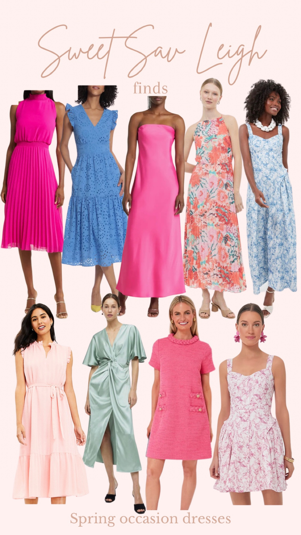 Spring occasion dresses! | maxi dress, floral dress, midi dress, pink dress, wedding guest dress, satin dress, spring dress, summer dress 

#LTKFind #LTKSeasonal #LTKstyletip