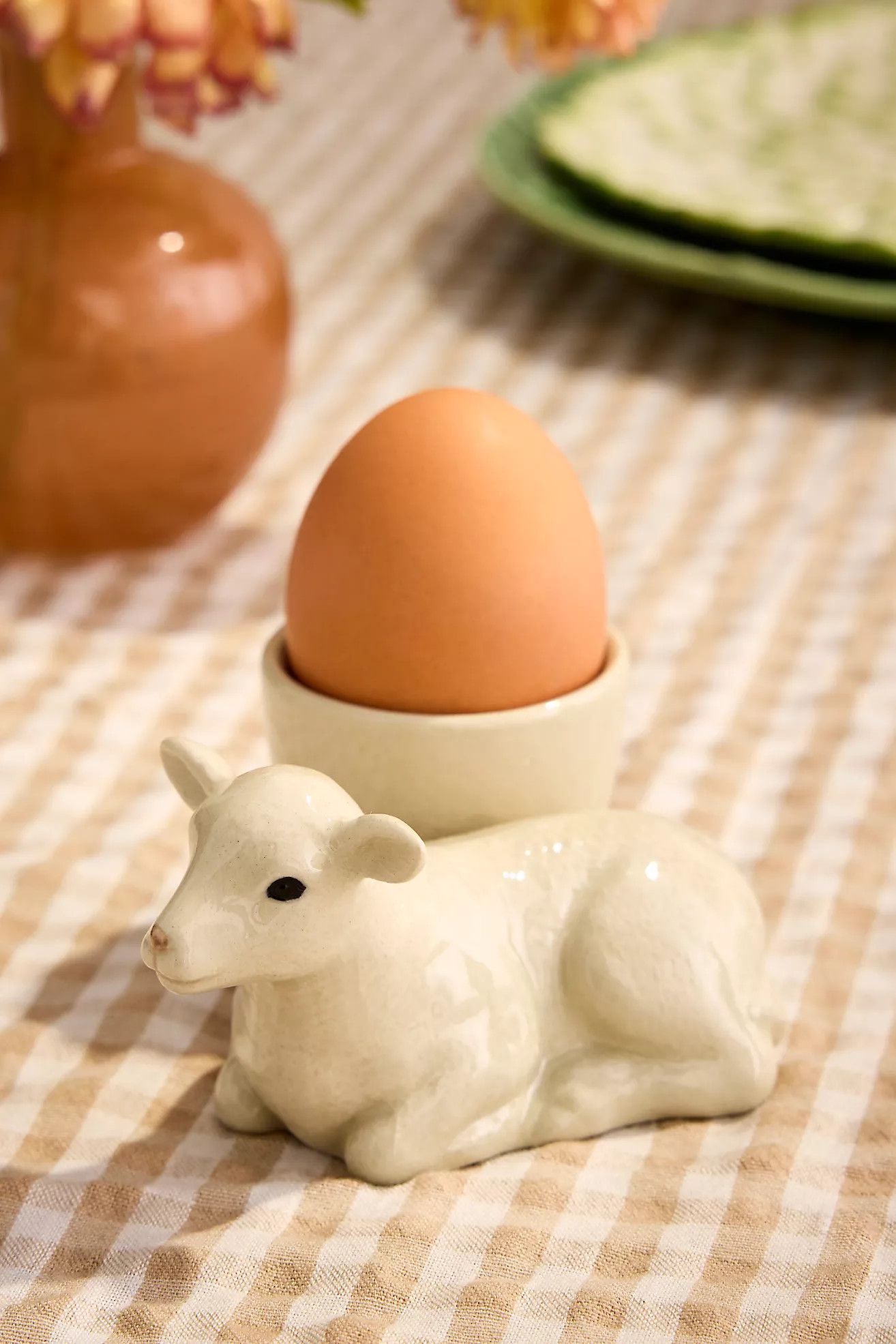 Quail Ceramics Lamb Egg Cup | Anthropologie (US)
