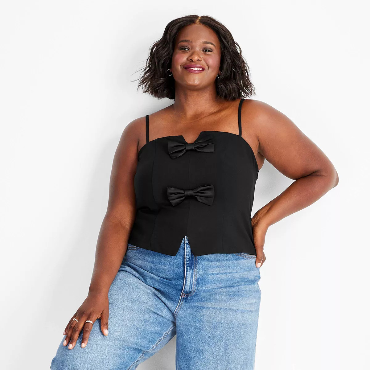 Women's Bow Front Tank Top - Future Collective | Target