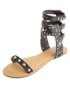 Click for more info about Studded Ankle Cuff Gladiator Sandals